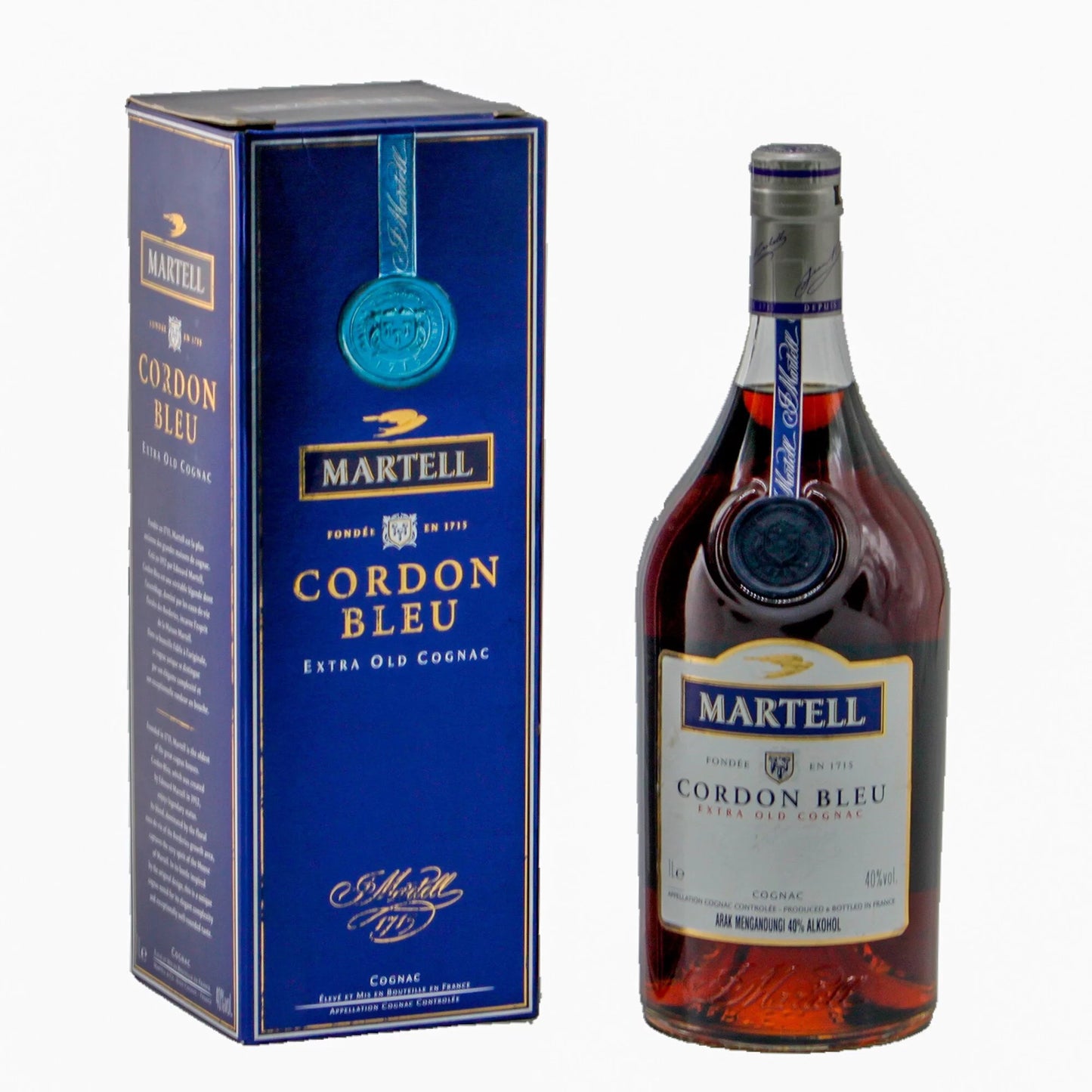 藍帶馬爹利  MARTELL CORDON BLEU COGNAC EXTRA OLD 1L